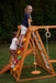 Chestnut 8-in-1 Jungle Gym for Toddlers | Indoor & Outdoor Wooden Playset - Sweatfully