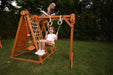 Chestnut 8-in-1 Jungle Gym for Toddlers | Indoor & Outdoor Wooden Playset - Sweatfully