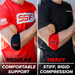 Compression Cuff (Heavy, Red) - Sweatfully