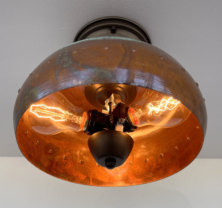 Copper Farmhouse Ceiling Light - Sweatfully
