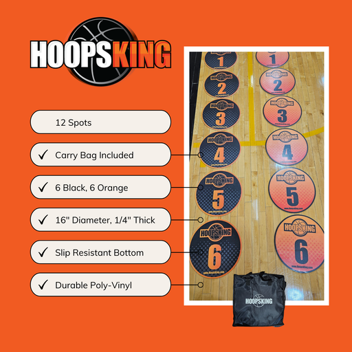Offensive Spacing Training Spot Markers | 16" - Sweatfully