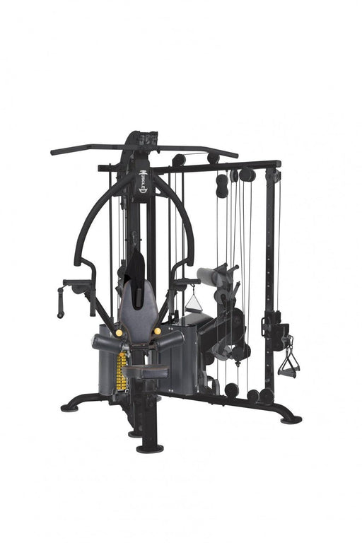 Megatron Corner Gym - Muscle D Fitness - Leg Extension/Leg Curl - Cable Fly - Functional Column - Chest Press - Seated Row - Lat Pulldown - Sweatfully