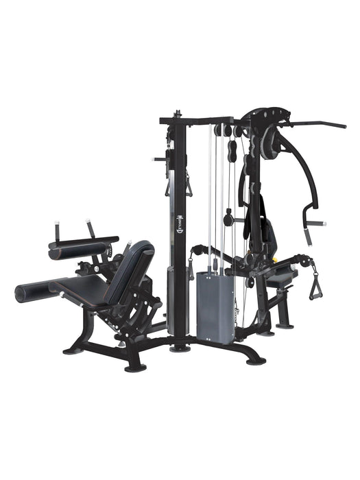 Megatron Corner Gym - Muscle D Fitness - Leg Extension/Leg Curl - Cable Fly - Functional Column - Chest Press - Seated Row - Lat Pulldown - Sweatfully