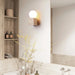 Cube Stone Travertine Wall Lamp - Sweatfully
