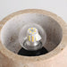 Cylindrical Travertine Ceiling Light - Sweatfully