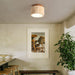 Cylindrical Travertine Ceiling Light - Sweatfully