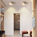 Cylindrical Travertine Ceiling Light - Sweatfully