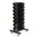Dumbbell Vertical Rack with Wheels - Sweatfully