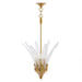 17 Inch Vito 3-Light Feather-shaped Island Pendant Light - Sweatfully