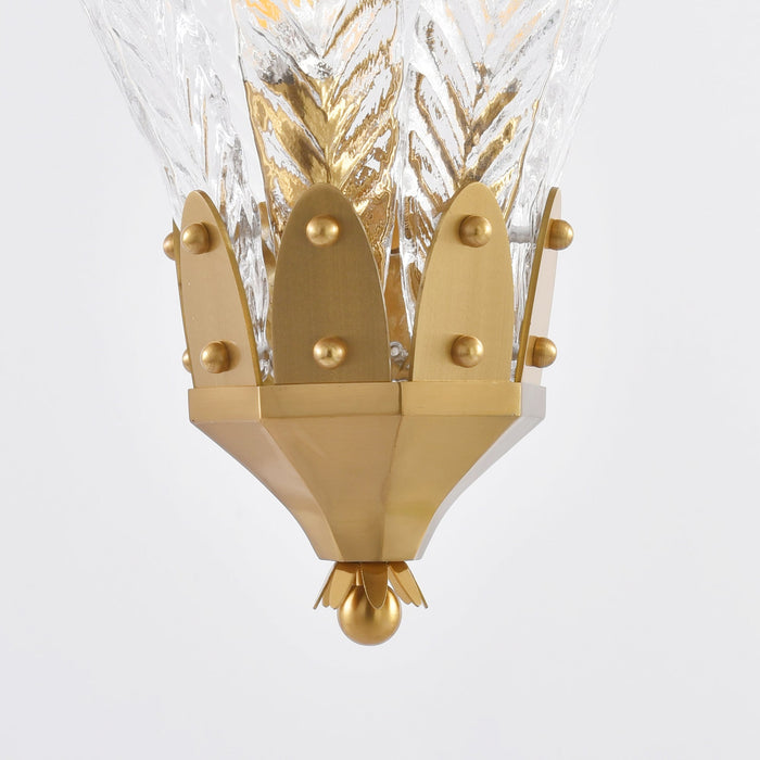 17 Inch Vito 3-Light Feather-shaped Island Pendant Light - Sweatfully
