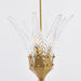 17 Inch Vito 3-Light Feather-shaped Island Pendant Light - Sweatfully