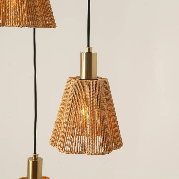 15 Inch Merle 3-Light Island Pendant Light - Sweatfully