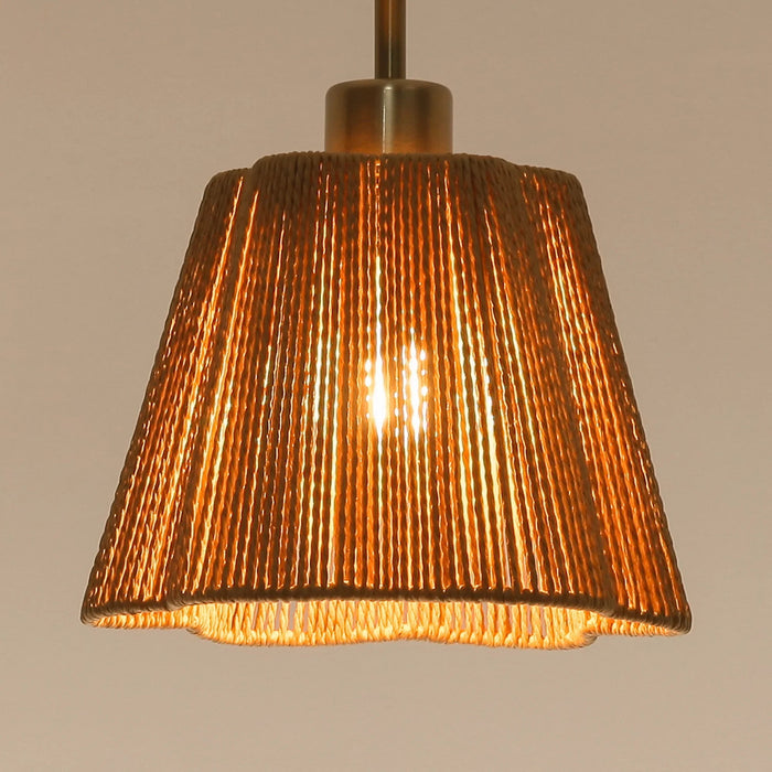 7 Inch Elsa 1-Light Island Pendant Light - Sweatfully