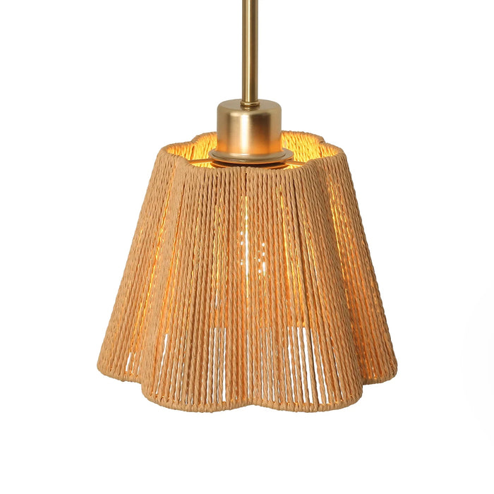 7 Inch Elsa 1-Light Island Pendant Light - Sweatfully