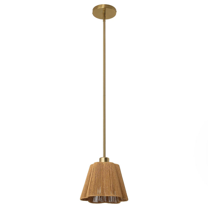 7 Inch Elsa 1-Light Island Pendant Light - Sweatfully