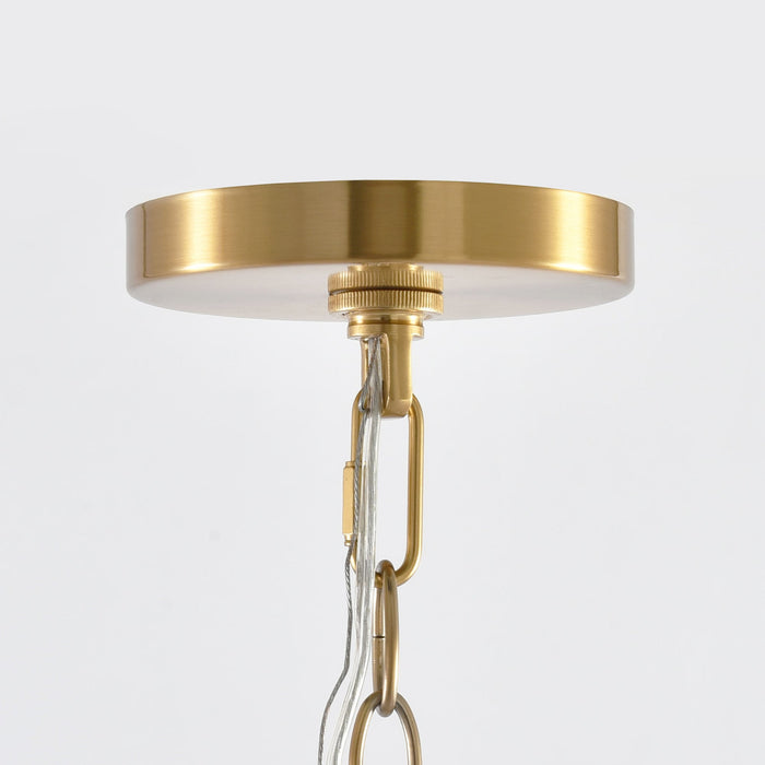 26 Inch Uriah 5-Light Golden Chandelier - Sweatfully
