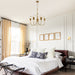 26 Inch Uriah 5-Light Golden Chandelier - Sweatfully