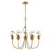 26 Inch Uriah 5-Light Golden Chandelier - Sweatfully