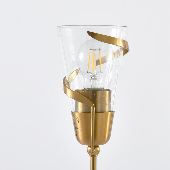 26 Inch Uriah 5-Light Golden Chandelier - Sweatfully