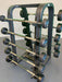 SFE Rubber Fixed Straight Barbell SET 20LBs - 110LBs with Rack (New) - Sweatfully