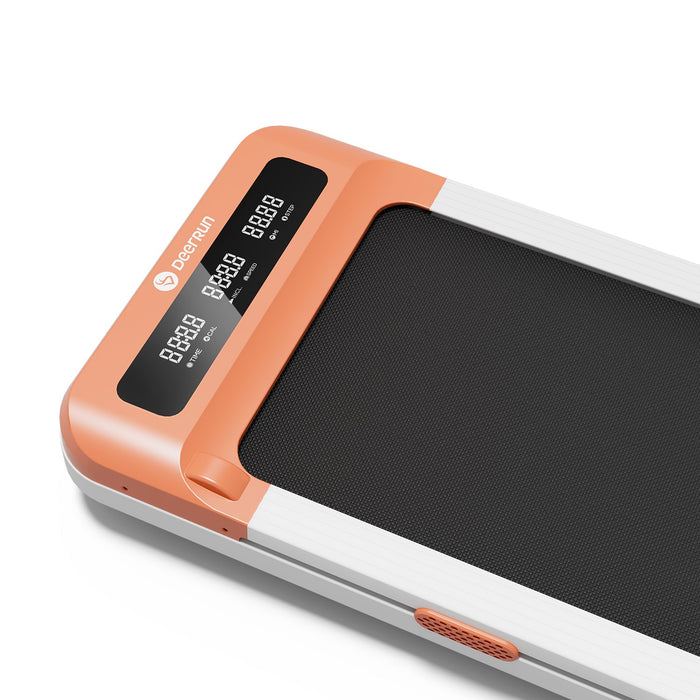 DeerRun Z10 12% Auto Incline Smart Walking Pad Treadmill with remote control-Orange - Sweatfully