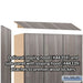 Salsbury 12" Wide Premier Wood Locker-Single Tier-3 Wide-6 Feet High-15" Deep-Skyline Walnut-Black Hasps - Sweatfully