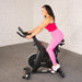 Home Upright Bike - Muscle D Fitness - Exercise Bike - Adjustable Seat and Handle Bars - Sweatfully