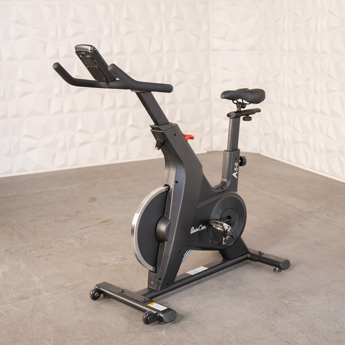 Home Upright Bike - Muscle D Fitness - Exercise Bike - Adjustable Seat and Handle Bars - Sweatfully