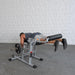 Excel Base Leg Extension / Leg Curl Combo - Muscle D Fitness - Plate Loaded - Silver, Black - Sweatfully
