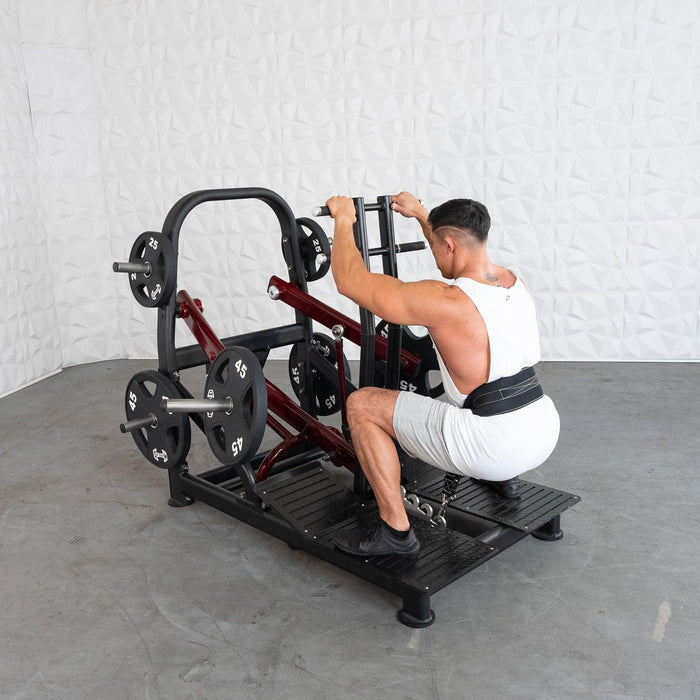 Pro Strength Belt Squat - Muscle D Fitness - Standing Belted Hip Thrust - Plate Loaded - Sweatfully