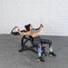 Excel Leverage Incline Pec Fly - Muscle D Fitness - Plate Loaded Chest - Piston Assisted Seat Adjustment - Sweatfully