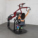 Pro Strength Rotary Lat Pull-Down - Muscle D Fitness - Premium - Adjustable - Plate Loaded - Lat Training - Sweatfully