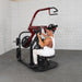 Pro Strength Rotary Lat Pull-Down - Muscle D Fitness - Premium - Adjustable - Plate Loaded - Lat Training - Sweatfully