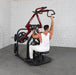 Pro Strength Rotary Lat Pull-Down - Muscle D Fitness - Premium - Adjustable - Plate Loaded - Lat Training - Sweatfully
