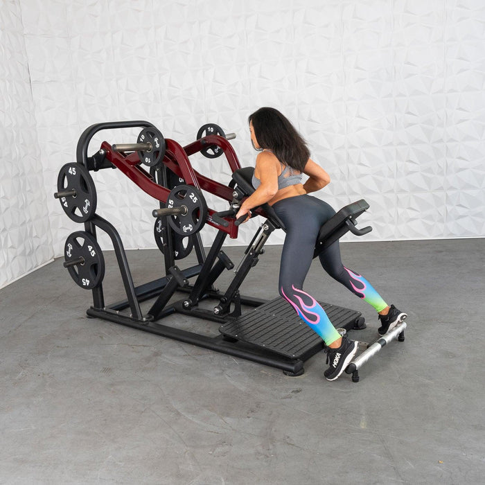 Pro Strength Dynamic Row - Chest Supported - Muscle D Fitness - Premium Adjustable Plate Loaded - Sweatfully