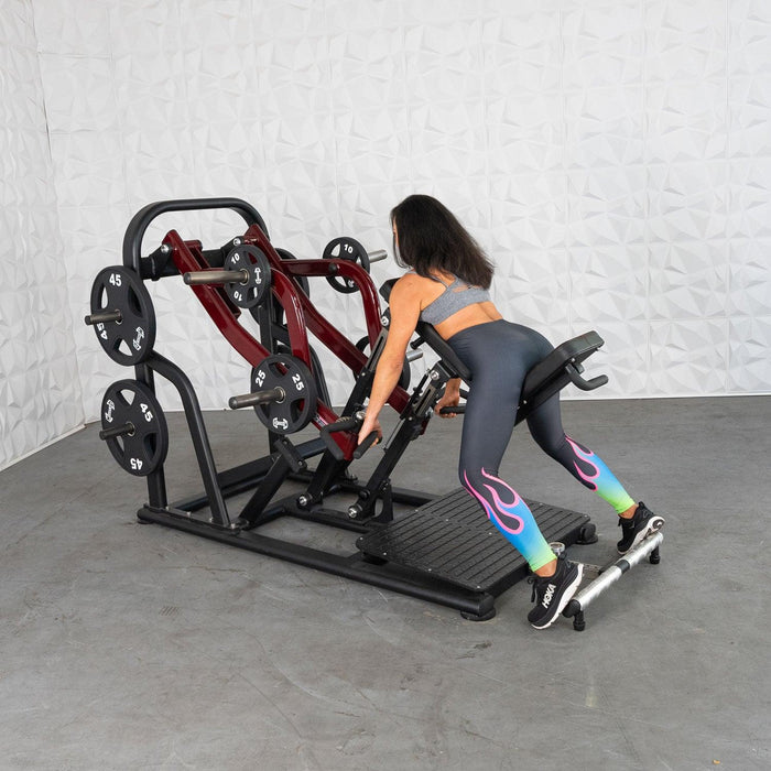 Pro Strength Dynamic Row - Chest Supported - Muscle D Fitness - Premium Adjustable Plate Loaded - Sweatfully