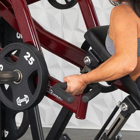 Pro Strength Dynamic Row - Chest Supported - Muscle D Fitness - Premium Adjustable Plate Loaded - Sweatfully