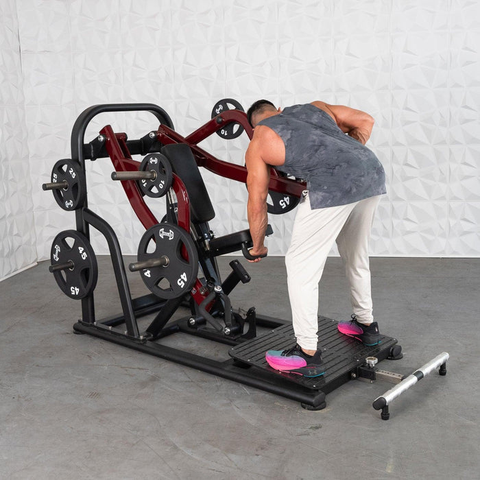Pro Strength Dynamic Row - Chest Supported - Muscle D Fitness - Premium Adjustable Plate Loaded - Sweatfully
