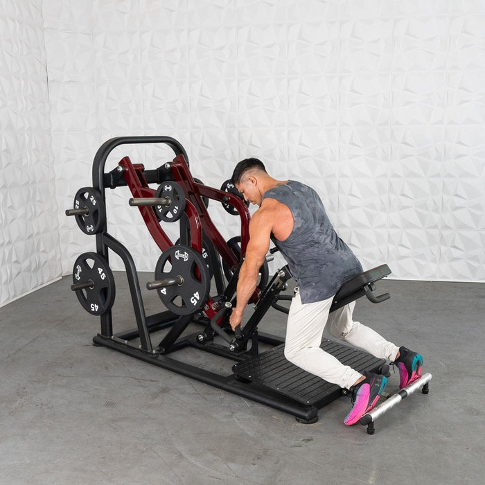 Pro Strength Dynamic Row - Chest Supported - Muscle D Fitness - Premium Adjustable Plate Loaded - Sweatfully
