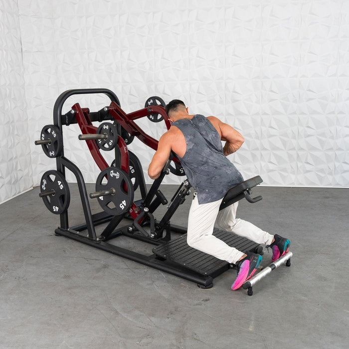 Pro Strength Dynamic Row - Chest Supported - Muscle D Fitness - Premium Adjustable Plate Loaded - Sweatfully