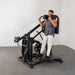 Pro Strength Drop Squat - Muscle D Fitness - Adjustable Plate Loaded Squat Machine - Sweatfully