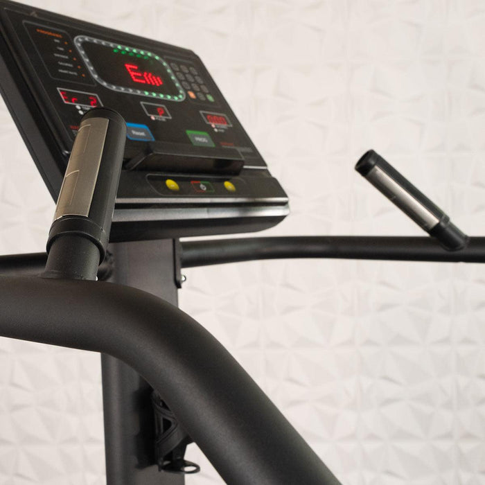 Light Commercial Stair Climber - Muscle D Fitness - Stepmill - LED Display - Heart Rate Monitor - Heavy Duty Chain Drive - Sweatfully