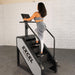 Light Commercial Stair Climber - Muscle D Fitness - Stepmill - LED Display - Heart Rate Monitor - Heavy Duty Chain Drive - Sweatfully