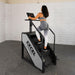 Light Commercial Stair Climber - Muscle D Fitness - Stepmill - LED Display - Heart Rate Monitor - Heavy Duty Chain Drive - Sweatfully