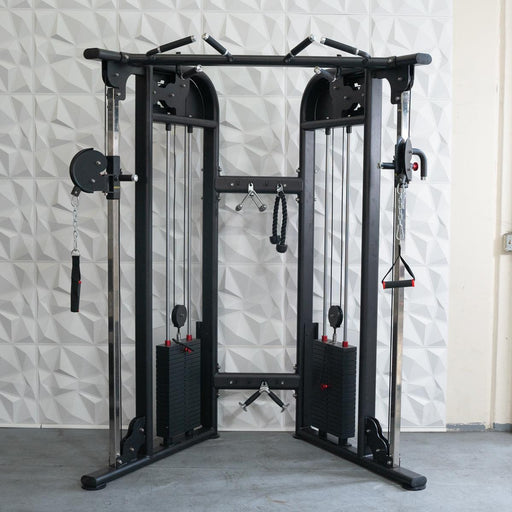Megatron Dual Adjustable Pulley (88" & 95" height) - Muscle D Fitness - Functional Pull-Up Bar - Adjustable Height - Sweatfully