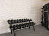 Pro Urethane Dumbbells - Muscle D Fitness - Quality Knurled Handles - Solid Design - Sweatfully