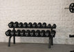 Pro Urethane Dumbbells - Muscle D Fitness - Quality Knurled Handles - Solid Design - Sweatfully