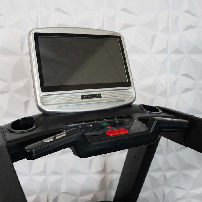 Touch Screen Commercial Treadmill - Muscle D Fitness - Deluxe Touch Screen Commercial Treadmill - Sweatfully
