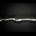 5' Hard Chrome Curl Bar - Muscle D Fitness - Ergonomic Angle for Arm Training - Sweatfully