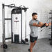Megatron Dual Adjustable Pulley (88" & 95" height) - Muscle D Fitness - Functional Pull-Up Bar - Adjustable Height - Sweatfully